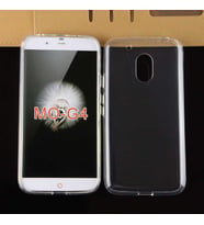 Lenovo Moto G4 Kılıf Zore Şeffaf İnce ve Esnek Süper Silikon (Renksiz)