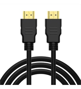 HDMI 1.4 Kablo, 19+1 Hdmi Erkek-Erkek Görüntü ve Ses Aktarım Kablosu, 4K 3840x2160 30Hz Full HD 3D ARC Destekli Uzun HDMI Kablo, TV Monitör Projeksiyon PC Uyumlu Siyah