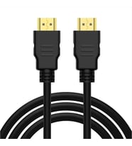 HDMI 1.4 Kablo, 19+1 Hdmi Erkek-Erkek Görüntü ve Ses Aktarım Kablosu, 4K 3840x2160 30Hz Full HD 3D ARC Destekli Uzun HDMI Kablo, TV Monitör Projeksiyon PC Uyumlu Siyah