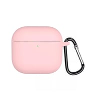 Microsonic AirPods 4 Kılıf Askılı Mat Silikon Pembe (Pembe)