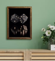 BK Gift Otel Odası Konseptli Doğal Masif Ahşap Çerçeveli Tablo 30x40cm-9