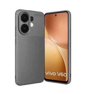 Vivo V60 5g Auto Focus Karbon Kapak - Gri