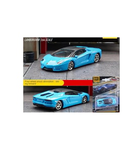 CCA Lamborghini Aventador Roadster Blue 1/64 Model Araba (Mavi)
