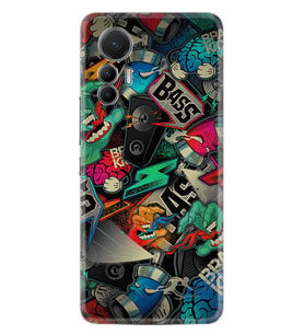Xiaomi 12 Lite Kılıf Resimli Desenli Silikon Platinium Series Bass 1886