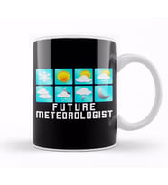 Funny Future Meteorologist Storm Chaser Tornado Kupa Bardak Porselen