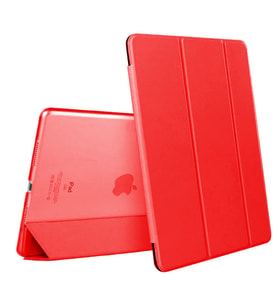 Microsonic Apple iPad 10.2'' 9. Nesil (A2602-A2604-A2603-A2605) Smart Case ve arka Kılıf Kırmızı