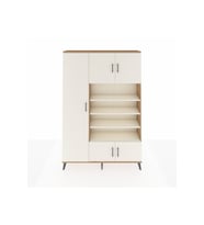 Arges Dolap 10 Raflı 5 Kapaklı 132x30x195 Çam-Aytaşı/Aytaşı