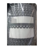 Çamaşır Lastiği Dantelli 1 Cm 1 Metre Gri