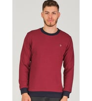 V4004 DEWBERRY ERKEK SWEATSHIRT-BORDO