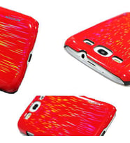 Samsung i9300 Galaxy S3 Nillkin Marka Sert Kauçuk Kılıf (Dynamic Fashion) - Kırmızı