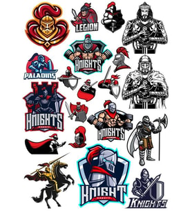 Knight Şövalye Sticker Set-10 25 Parça Telefon, Tablet, Defter, Laptop Sticker