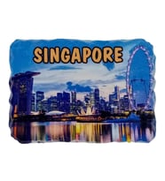 Singapur Temalı Kırık Magnet (Karışık)