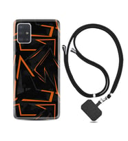 Samsung a71 A72 A73 A7 A9 2018 C7 C9 Kılıf Boyun Askılı Silikon Zigzaglar 1651