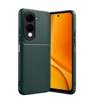 Vivo Y29S Auto Focus Karbon Kapak - Koyu Yeşil