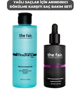 the fair. Yağlı Saçlar için Arındırıcı Dökülme Karşıtı Saç Bakım Seti