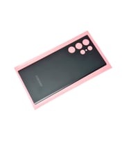 Tkgz Samsung Galaxy S22 ULTA Arka Pil Batarya Kapağı (CAM) SİYAH
