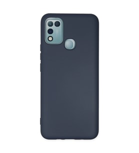 İnfinix Hot 10 Play Kılıf Nano İçi Kadife Silikon - Lacivert