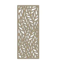Liar Ahşap Seperatör (Paravan) - KSP194 - (85 x 210 cm) - (18 mm) - (Beyaz) (Renksiz)