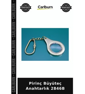 Özel Üretim Aksesuar Taşınabilir Metal Pirinç Büyüteç Anahtarlık 2846B