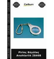 Özel Üretim Aksesuar Taşınabilir Metal Pirinç Büyüteç Anahtarlık 2846B
