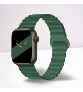 Cosmostech Akıllı Saat Watch için Uyumlu 42MM 44MM 45MM 49MM 1/2/3/4/5/6/se/7/8/ultra Magnetli Kordon ve Kayışı Yeşil