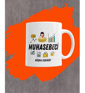 Kişiye Özel Muhasebeci Kupa Bardak