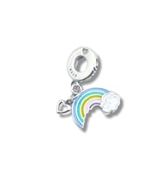 Gümüş Gökkuşağı Charm 925 Ayar Gümüş