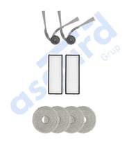 ROBOROCK Q REVO L UYUMLU 2 Yan Fırça 2 Filtre 4 Mop