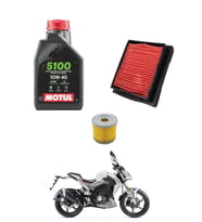 Benelli 125 S Motul Bakım Seti Hava Filtresi ve Yağ Filtresi Set