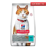 Hills Sterilised Kısırlaştırılmış Ton Balıklı Kedi Maması 1 Kg AÇIK