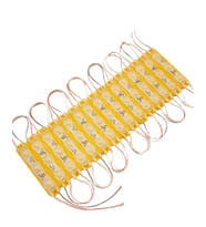 20 Adet 12 Volt 1.5 Watt 3 Lensli Amber 2835 SMD Led Modül IP65 Modül
