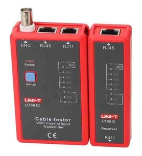 Unit UT681C Network Kablo Test Cihazı (Siyah)