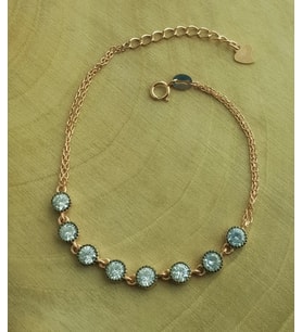Elmas Model Gümüş Bileklik