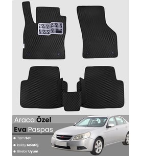 CHEVROLET EPİCA (2006-2012) Uyumlu EVA Paspas Tam Set–Araca Özel,Su Geçirmez,Kolay Montaj
