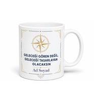 Geleceği Düşünen Arkadaşa Vizyoner Lider Geleceğin Ceosu Kupa Bardak Hediye