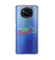 Poco X3 PRO / X3 NFC Uyumlu Better Call Saul Tasarımlı Şeffaf Telefon Kılıfı