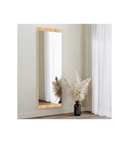 120 Cm Safir Meşe Duvar Salon Antre Hol Koridor Mutfak Banyo Ofis Aynası (Gold)
