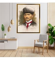 ÇERÇEVELİ ATATÜRK TABLO S277
