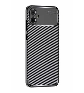 Newface Samsung Galaxy A05 Kılıf Auto Focus Karbon Kapak - Siyah