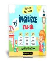 Okul Öncesi İngilizce YAZ-SİL Öğren Kitabı (3-9 YAŞ)
