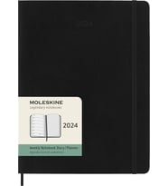 Moleskine Haftalık Planlayıcı, Notlar Için Yerli, 12 Ay 2024, Ajanda 2024, Xl 19 X 25, Lastik Kilitl (Turkuaz)
