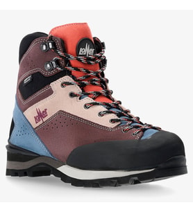 Lomer Italy Badia II High MTX Suede Waterproof Vibram Süet Deri Kadın Bot Borgogna/Baltic (Karışık)