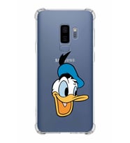 Samsung Galaxy S9 Plus  Köşe Korumalı Antişok Kapak Donald Duck Tasarımlı Şeffaf  Kılıf