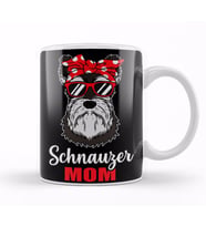 Worlds Best Schnauzer Mom 02 Kupa Bardak Porselen