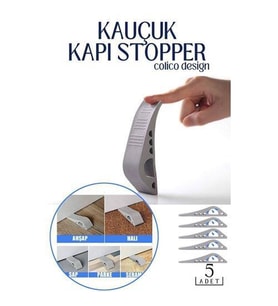 ModaCar Kauçuk Kapı Stopperi Colico Design 5 Adet