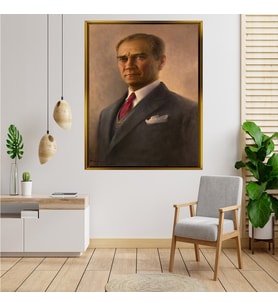ÇERÇEVELİ ATATÜRK TABLO S383