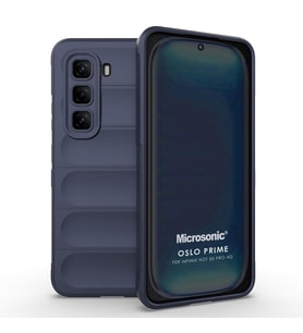 Microsonic Infinix Hot 50 Pro 4G Kılıf Oslo Prime Lacivert (Lacivert)