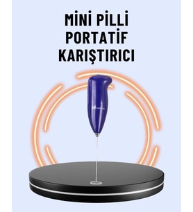 Portatif Kahve Köpürtücü – Latte, Cappuccino, Milkshake Puding Yapıcı