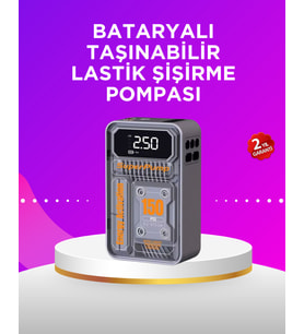 Mini Boy Elektrikli Şarjlı Yüksek Basınçlı Lastik Şişirme Pompası