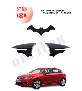 Seat Ibıza Mk5 Yarasa Batman Ayna Kapağı 2017 Ve Sonrası (Siyah)